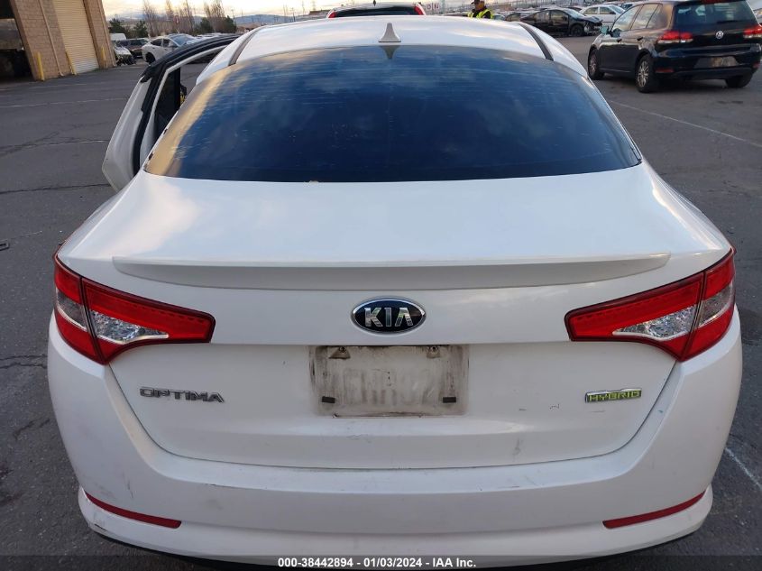 KNAGM4AD6D5062259 2013 Kia Optima Hybrid Lx