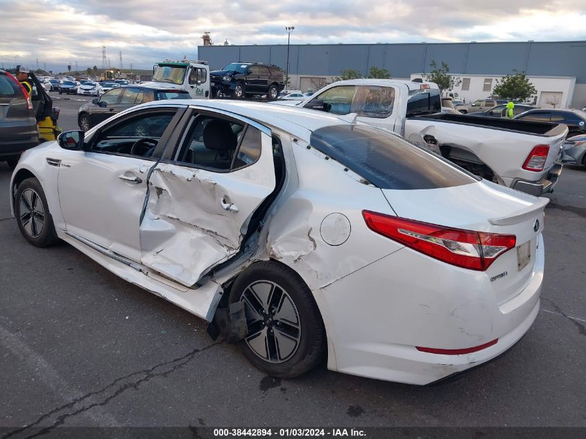 KNAGM4AD6D5062259 2013 Kia Optima Hybrid Lx