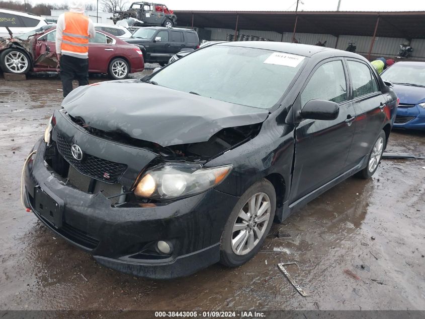 2009 Toyota Corolla S VIN: 1NXBU40E59Z154513 Lot: 38443005