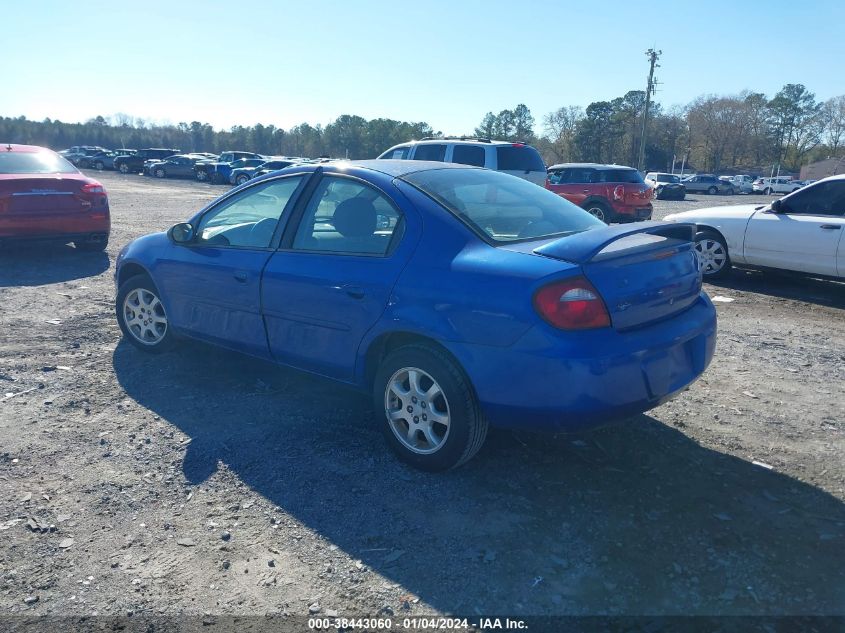 1B3ES56C25D279631 2005 Dodge Neon Sxt