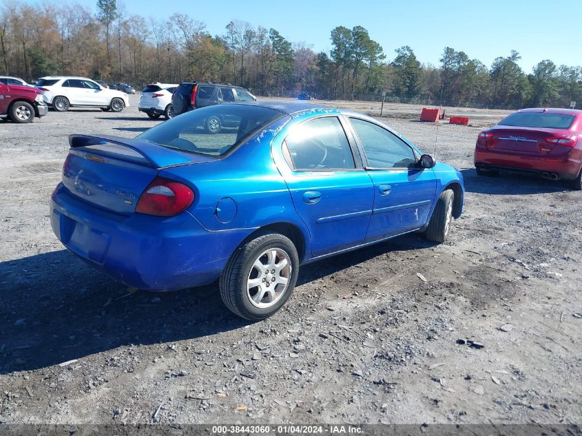 1B3ES56C25D279631 2005 Dodge Neon Sxt