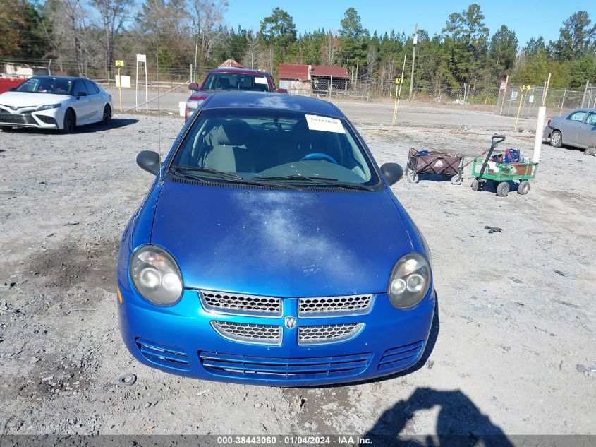 1B3ES56C25D279631 2005 Dodge Neon Sxt