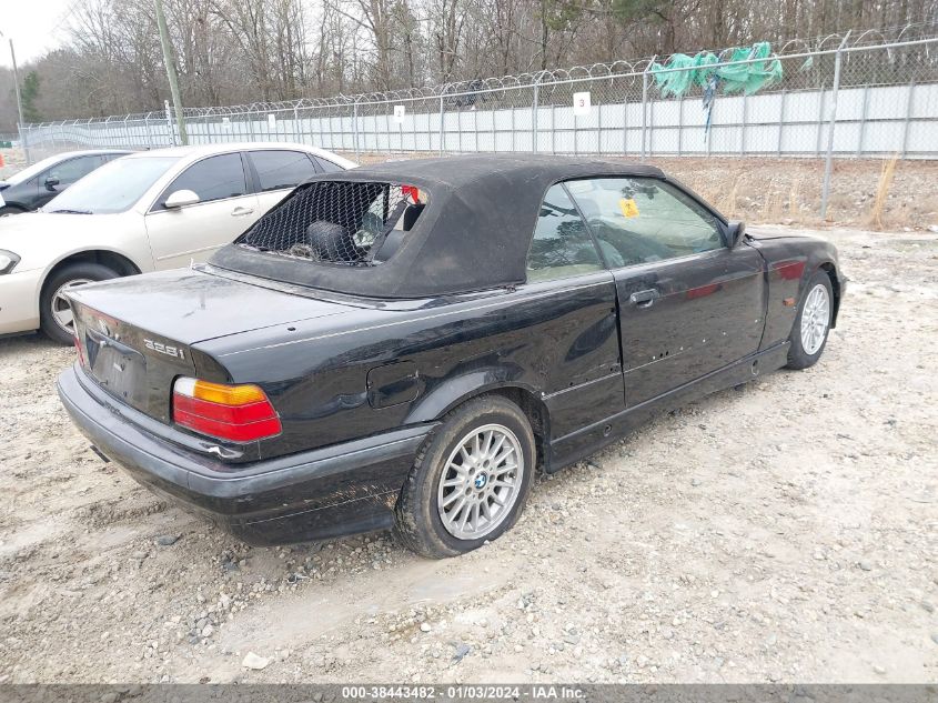 1996 BMW 328 Ic Automatic VIN: WBABK8326TET91691 Lot: 38443482