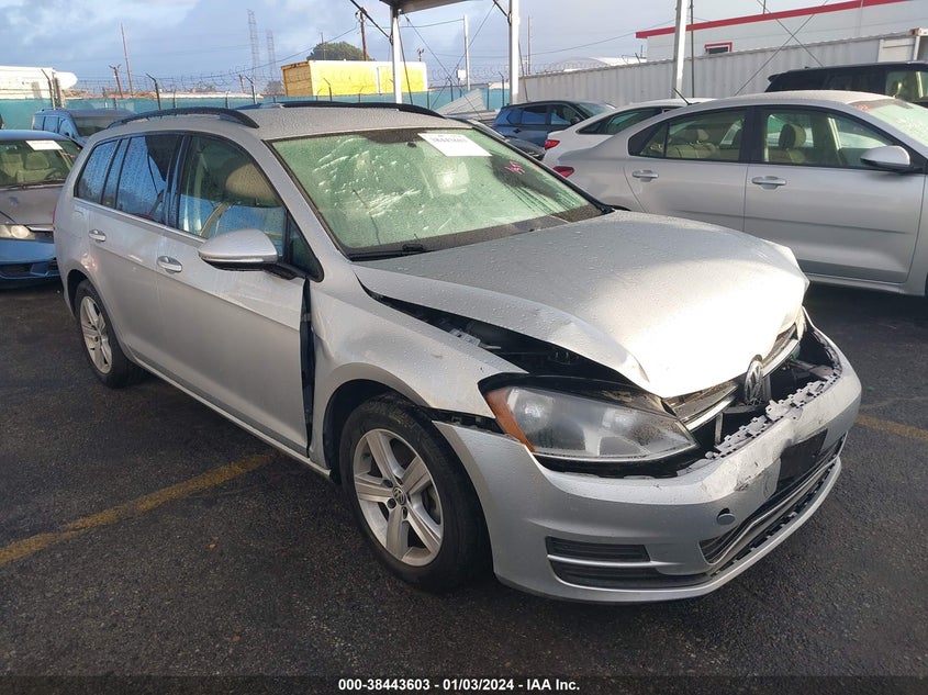 2015 VOLKSWAGEN GOLF SPORTWAGEN TDI S 4-DOOR - 3VWCA7AU2FM514813
