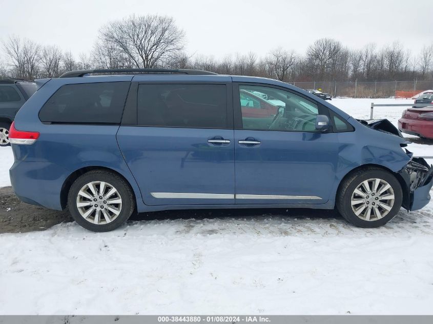 2014 Toyota Sienna Limited 7 Passenger VIN: 5TDDK3DC9ES076936 Lot: 38443880