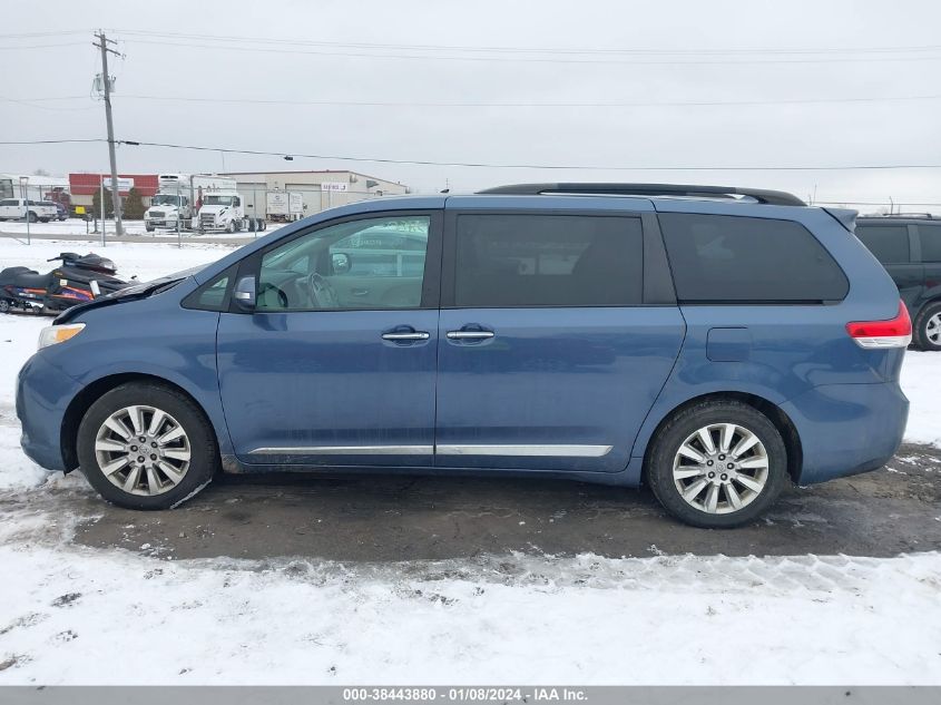 2014 Toyota Sienna Limited 7 Passenger VIN: 5TDDK3DC9ES076936 Lot: 38443880