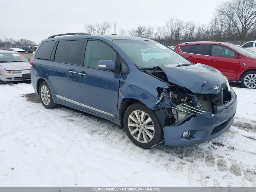 2014 Toyota Sienna Limited 7 Passenger VIN: 5TDDK3DC9ES076936 Lot: 38443880