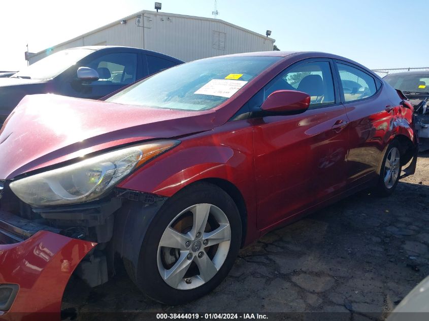 2013 Hyundai Elantra Gls VIN: 5NPDH4AE3DH333152 Lot: 38444019