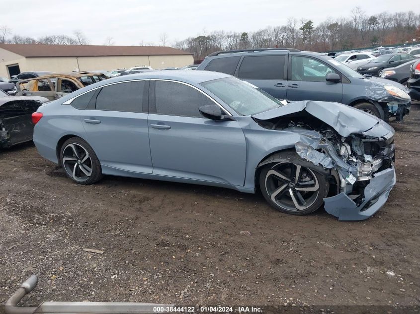 2022 Honda Accord Sport VIN: 1HGCV1F39NA072355 Lot: 38444122