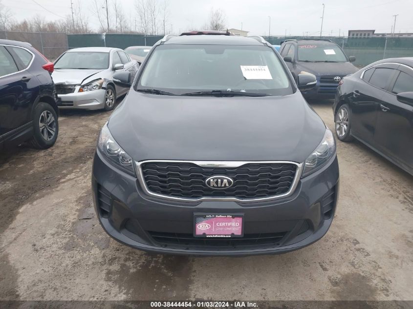 2019 Kia Sorento 2.4L Lx VIN: 5XYPGDA36KG529606 Lot: 38444454