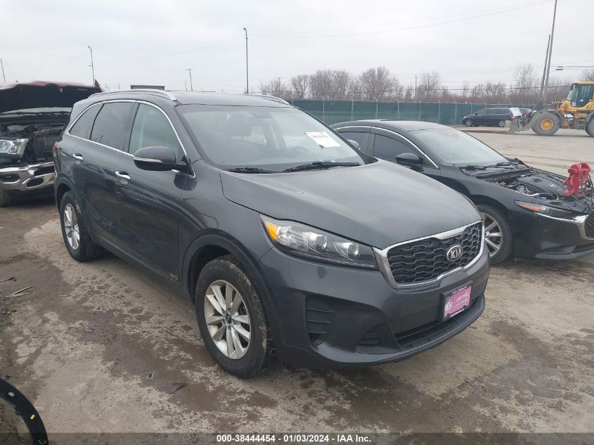 2019 Kia Sorento 2.4L Lx VIN: 5XYPGDA36KG529606 Lot: 38444454