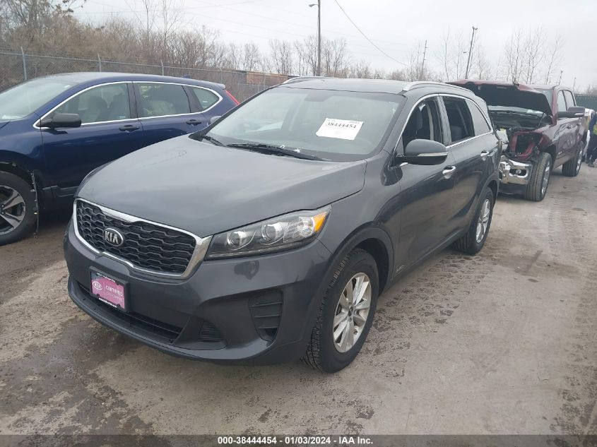 2019 Kia Sorento 2.4L Lx VIN: 5XYPGDA36KG529606 Lot: 38444454