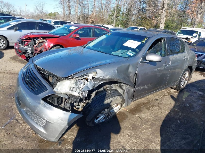 2008 Infiniti G35X VIN: JNKBV61F18M266243 Lot: 38444477