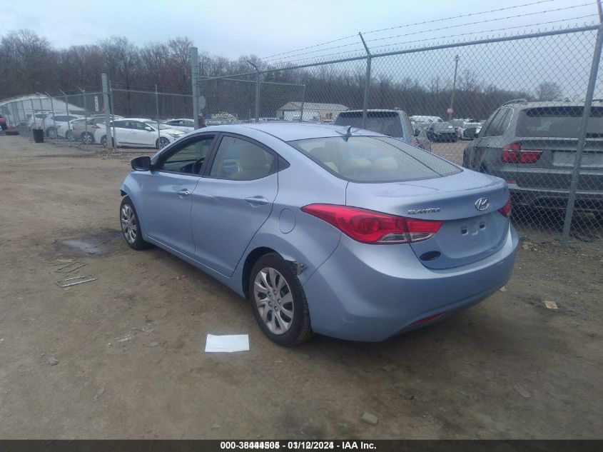 2012 Hyundai Elantra Gls (Ulsan Plant) VIN: KMHDH4AEXCU466491 Lot: 38444505