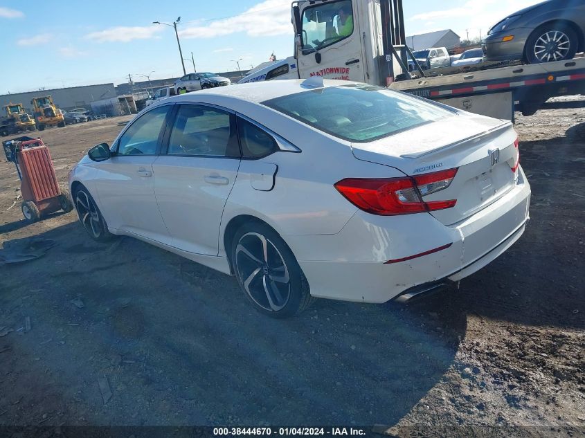 2020 Honda Accord Sport VIN: 1HGCV1F31LA134117 Lot: 38444670