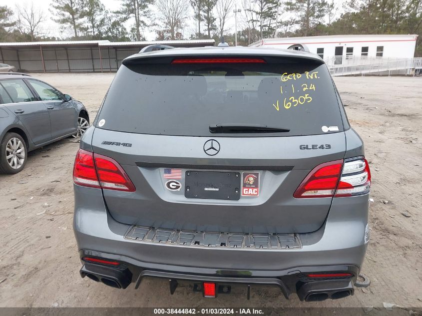 4JGDA6EB0KB206305 2019 Mercedes-Benz Amg Gle 43 4Matic