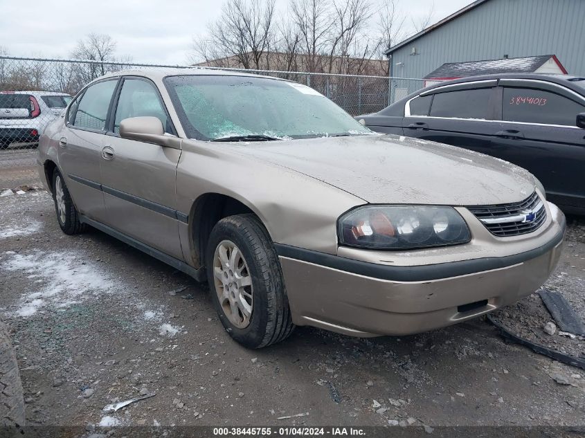 2G1WF52EX19242681 2001 Chevrolet Impala