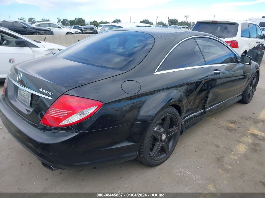 WDDEJ8GB3AA023718 2010 Mercedes-Benz Cl 550 4Matic