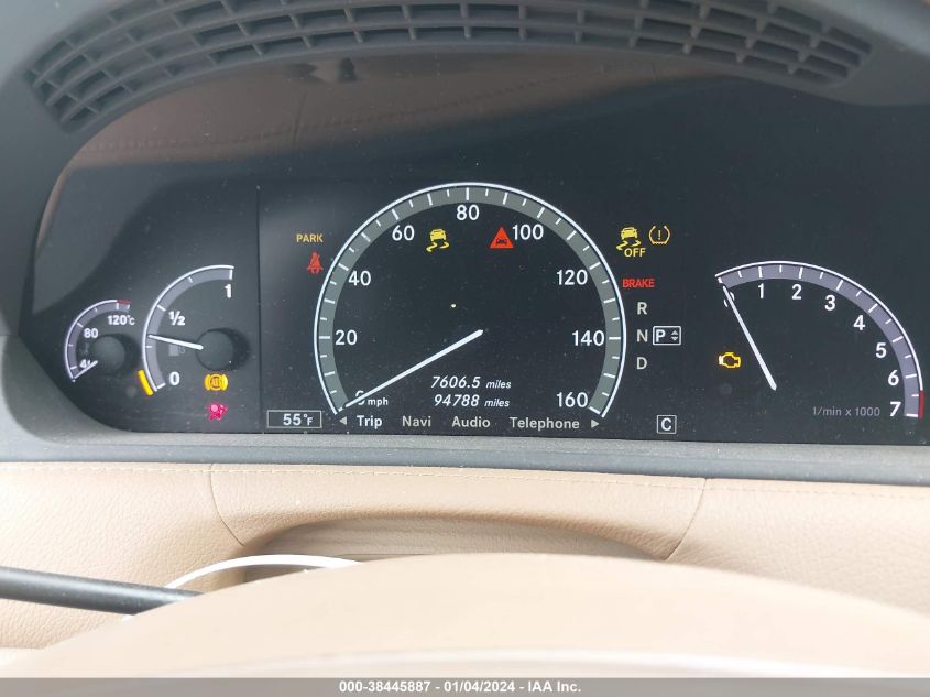 WDDEJ8GB3AA023718 2010 Mercedes-Benz Cl 550 4Matic