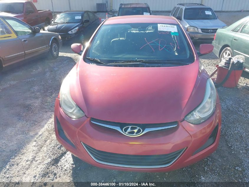 KMHDH4AEXGU557329 2016 Hyundai Elantra Se