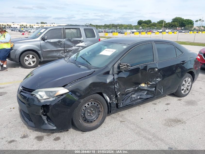 2014 Toyota Corolla Le VIN: 2T1BURHE3EC141806 Lot: 38446118