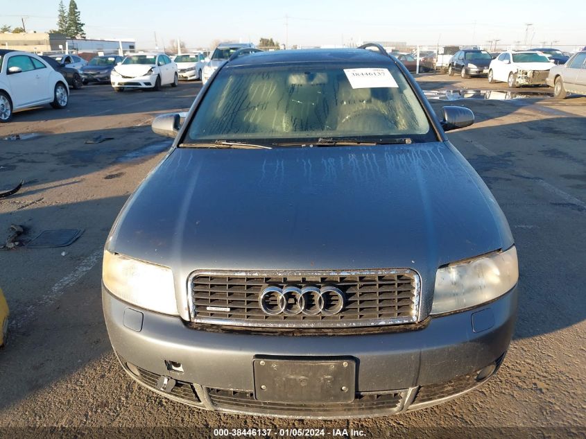 WAUVC68E22A312007 2002 Audi A4 1.8T