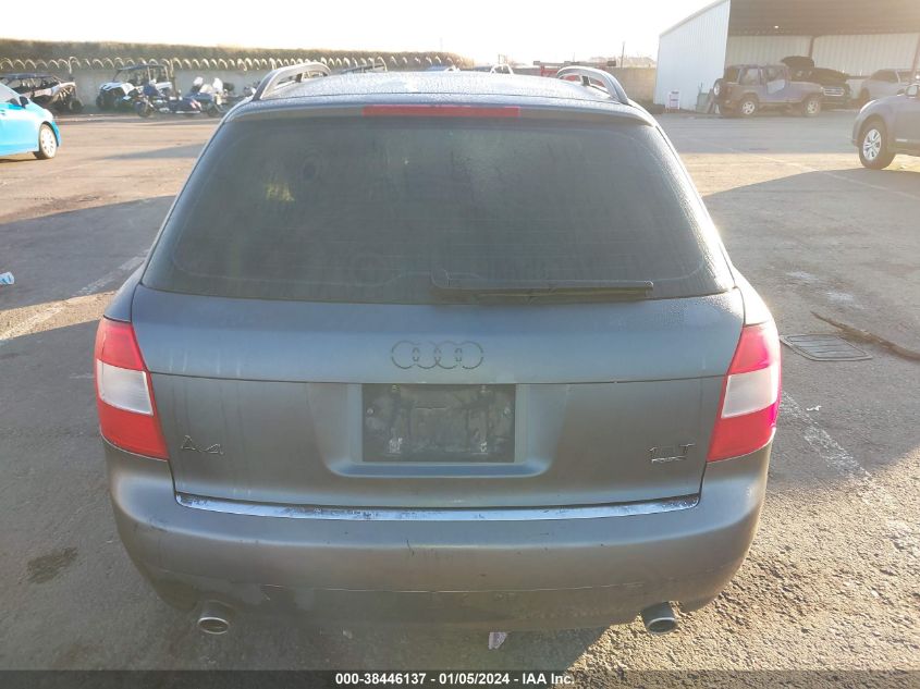 2002 Audi A4 1.8T VIN: WAUVC68E22A312007 Lot: 38446137