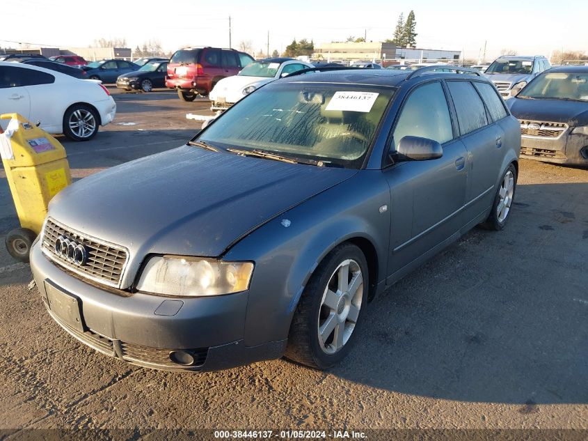 2002 Audi A4 1.8T VIN: WAUVC68E22A312007 Lot: 38446137