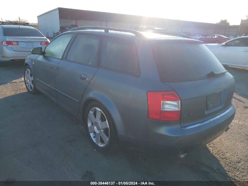 2002 Audi A4 1.8T VIN: WAUVC68E22A312007 Lot: 38446137