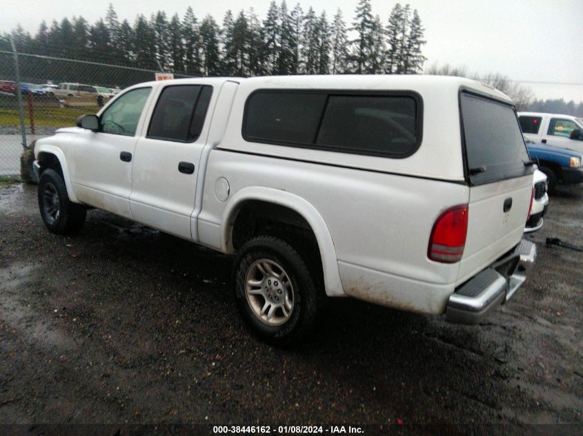 2004 Dodge Dakota Slt VIN: 1D7HG48N84S751563 Lot: 38446162