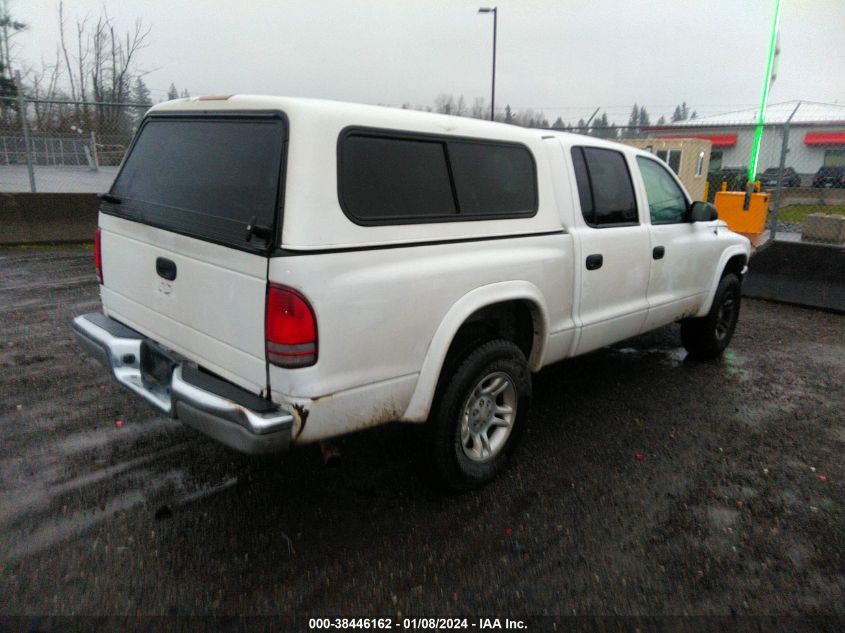 2004 Dodge Dakota Slt VIN: 1D7HG48N84S751563 Lot: 38446162