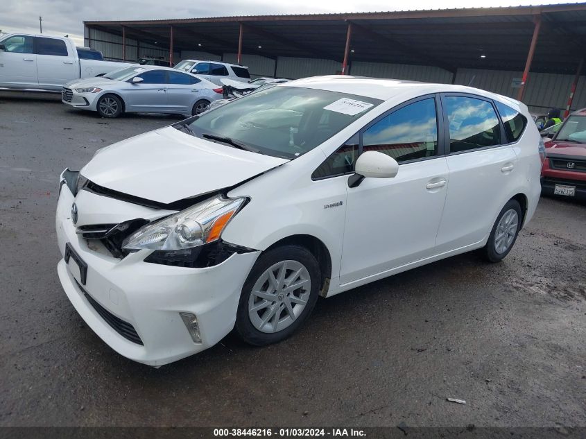 JTDZN3EU6E3354021 2014 Toyota Prius V Two