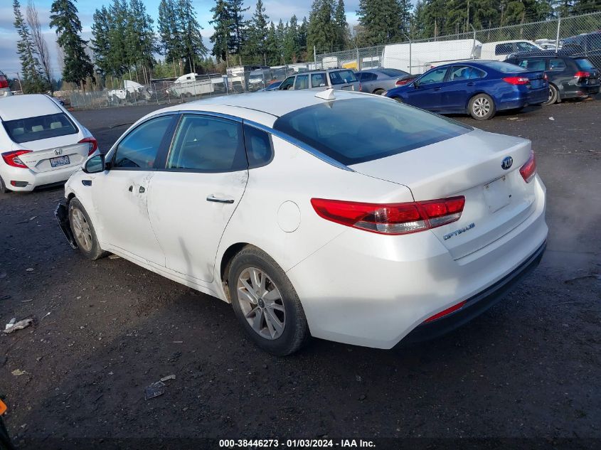 2016 Kia Optima Lx VIN: KNAGT4L36G5098111 Lot: 38446273