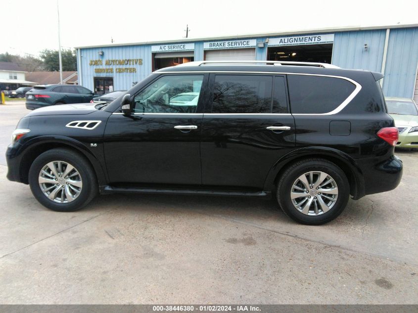 2016 Infiniti Qx80 VIN: JN8AZ2NF6G9613799 Lot: 38446380