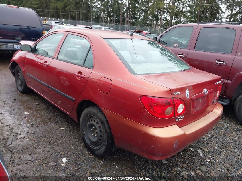 2008 Toyota Corolla Ce VIN: 1NXBR32E68Z044125 Lot: 38446524