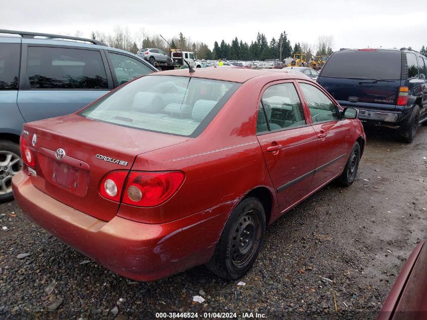 2008 Toyota Corolla Ce VIN: 1NXBR32E68Z044125 Lot: 38446524