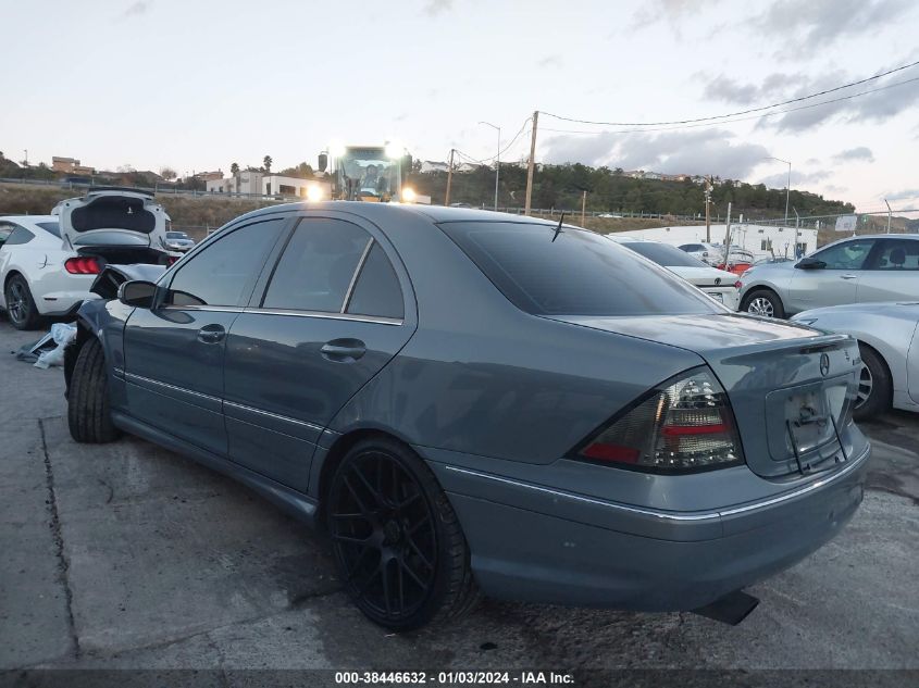 2005 Mercedes-Benz C 230 Kompressor Sport VIN: WDBRF40J95F579353 Lot: 38446632