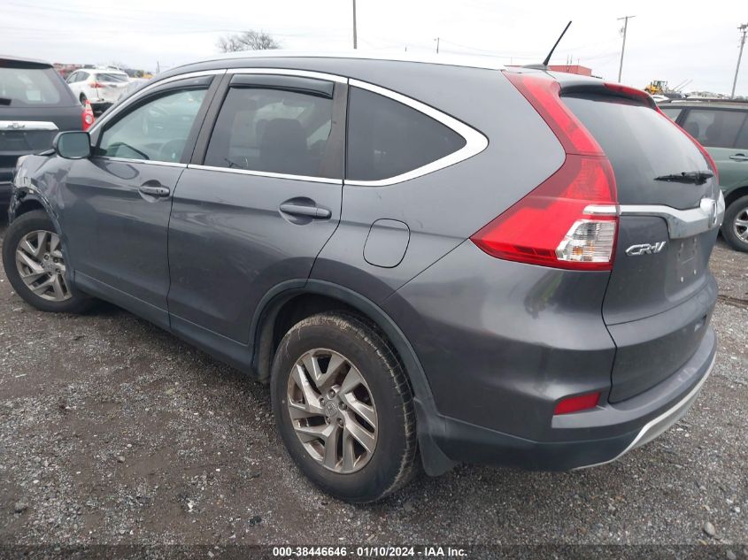 2015 Honda Cr-V Ex-L VIN: 5J6RM4H75FL098786 Lot: 38446646