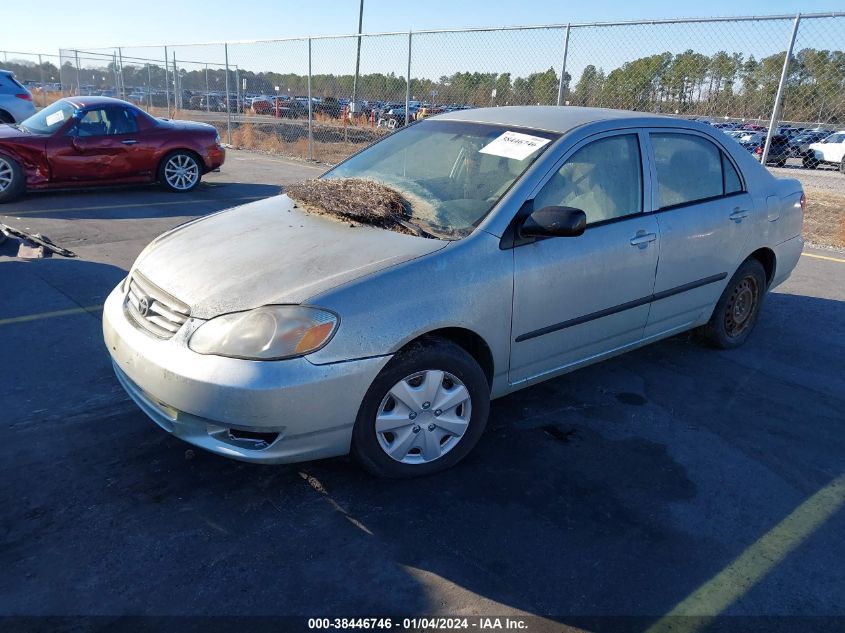 2003 Toyota Corolla Ce VIN: 2T1BR32E53C010445 Lot: 38446746