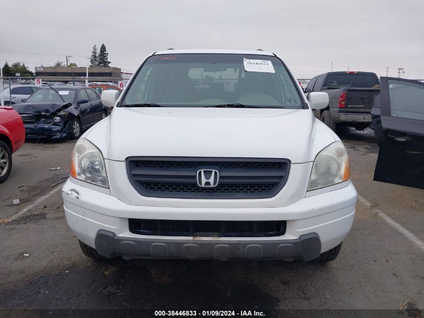 2004 Honda Pilot Ex-L VIN: 2HKYF18654H615426 Lot: 38446833