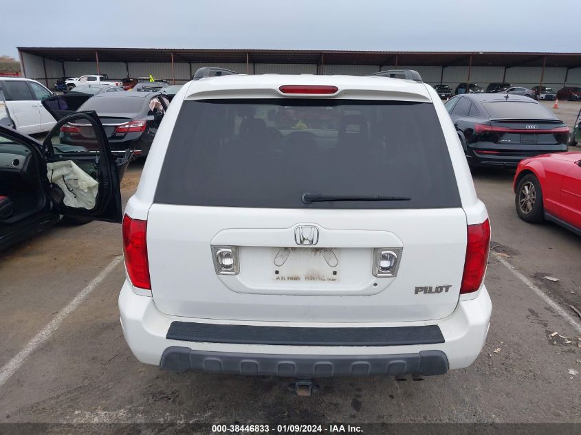 2004 Honda Pilot Ex-L VIN: 2HKYF18654H615426 Lot: 38446833