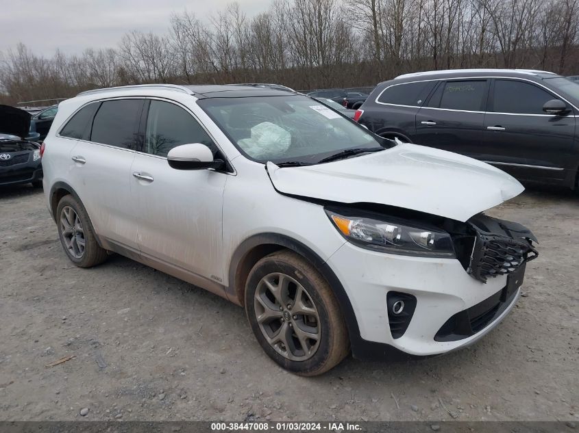 2019 Kia Sorento 3.3L Ex Sport VIN: 5XYPHDA54KG594484 Lot: 38447008