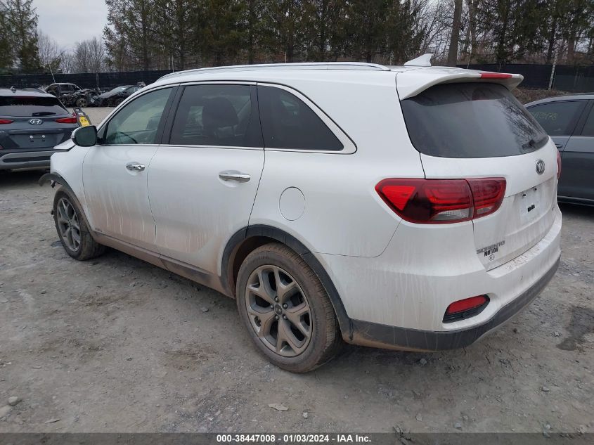 2019 Kia Sorento 3.3L Ex Sport VIN: 5XYPHDA54KG594484 Lot: 38447008