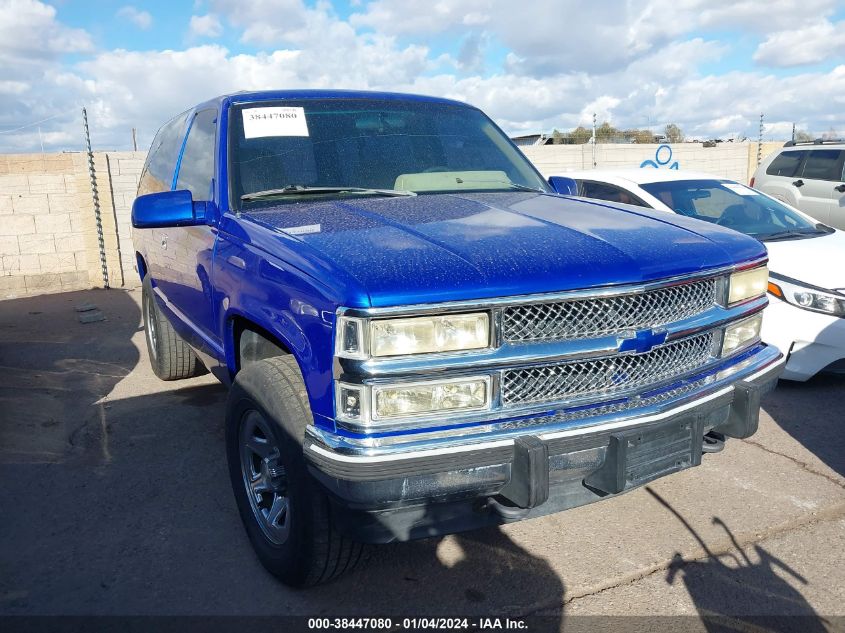 1992 Chevrolet Blazer K1500 VIN: 1GNEK18K2NJ313281 Lot: 38447080