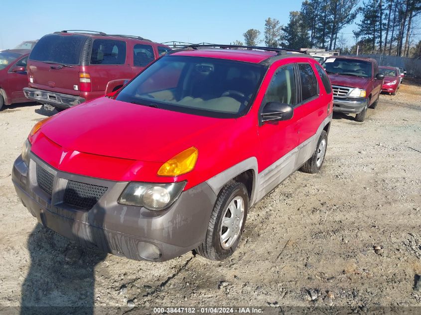 2001 Pontiac Aztek Gt VIN: 3G7DA03E71S507492 Lot: 38447182