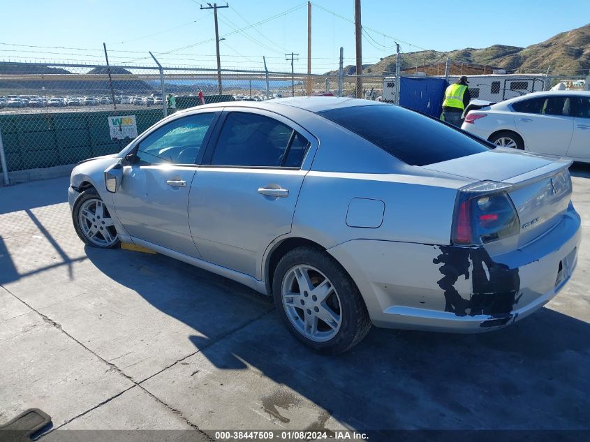 2007 Mitsubishi Galant Es/Se VIN: 4A3AB36F17E049780 Lot: 38447509