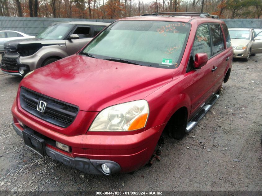 2005 Honda Pilot Ex-L VIN: 2HKYF18795H571697 Lot: 38447823