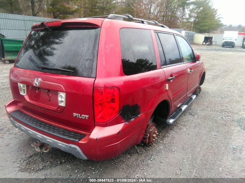 2005 Honda Pilot Ex-L VIN: 2HKYF18795H571697 Lot: 38447823