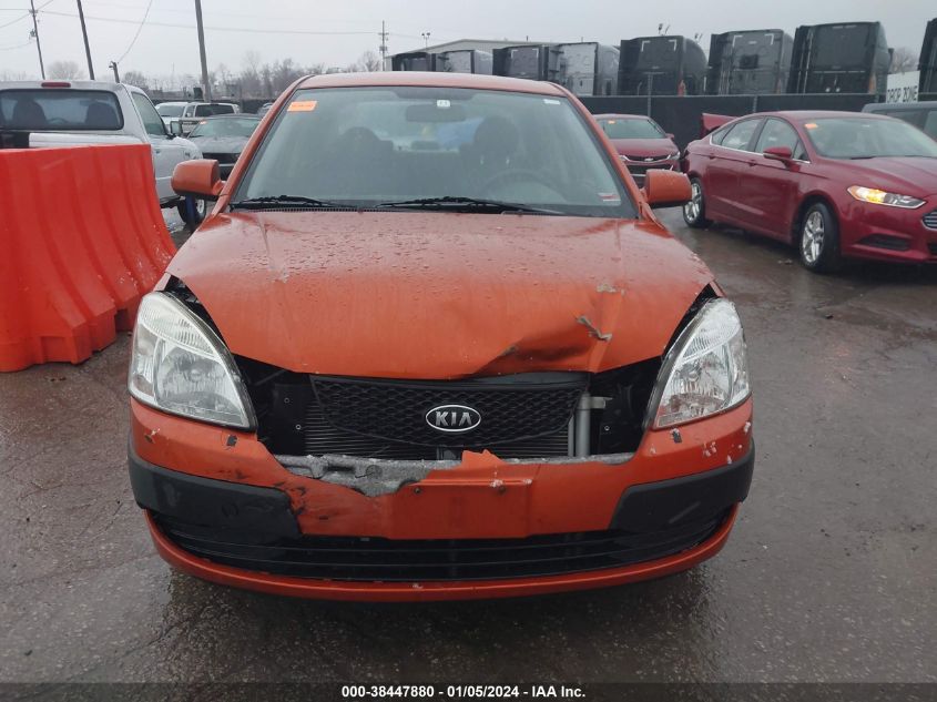 2009 Kia Rio Lx VIN: KNADE223996483128 Lot: 38447880