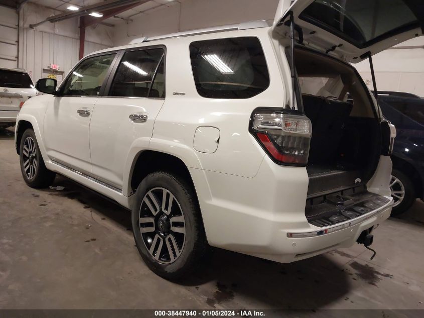 2021 Toyota 4Runner Limited VIN: JTEKU5JR7M5896616 Lot: 38447940